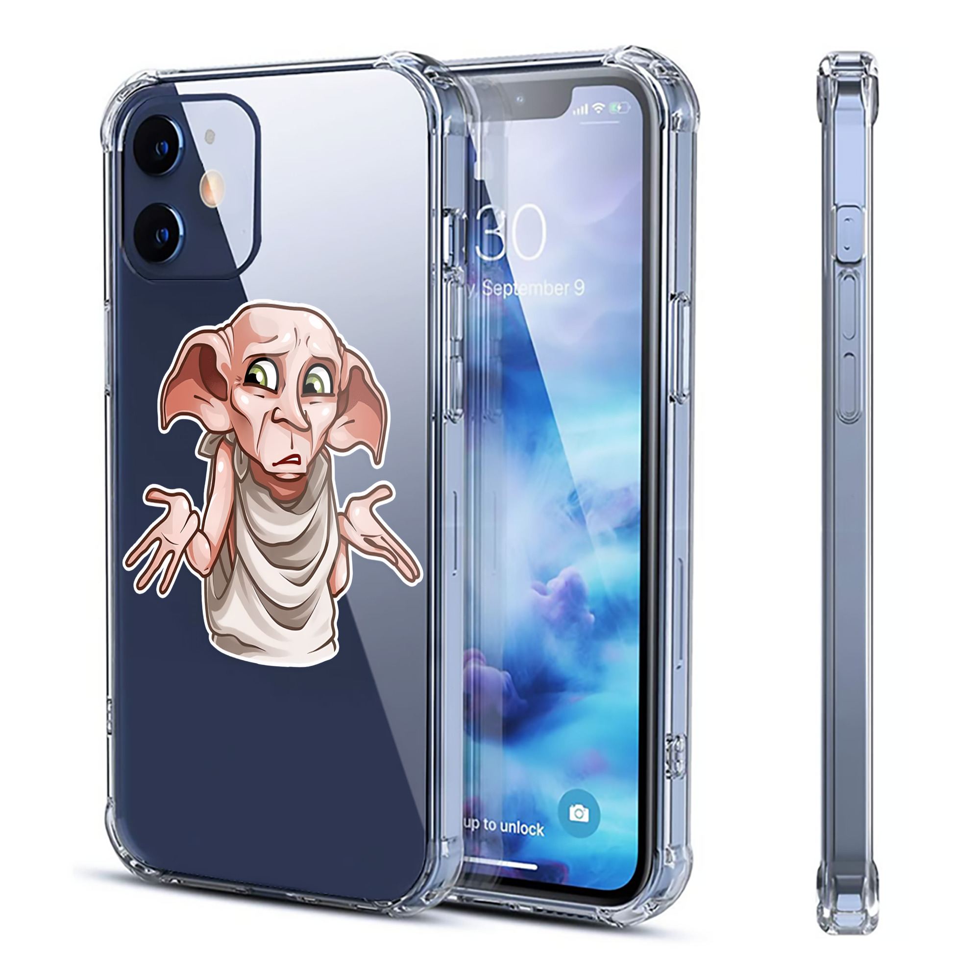 （画像用） Harry Potter ハリー・ポッターシリーズ 【iPhone 12シリーズ対応】透明スマホケース（クリアソフトケース）